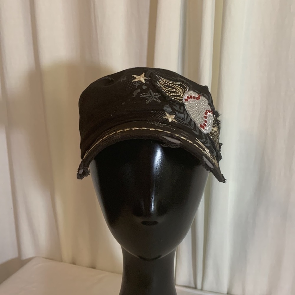 Leader Rhinestone Baseball Cap/Hat - Picture 10 of 10
